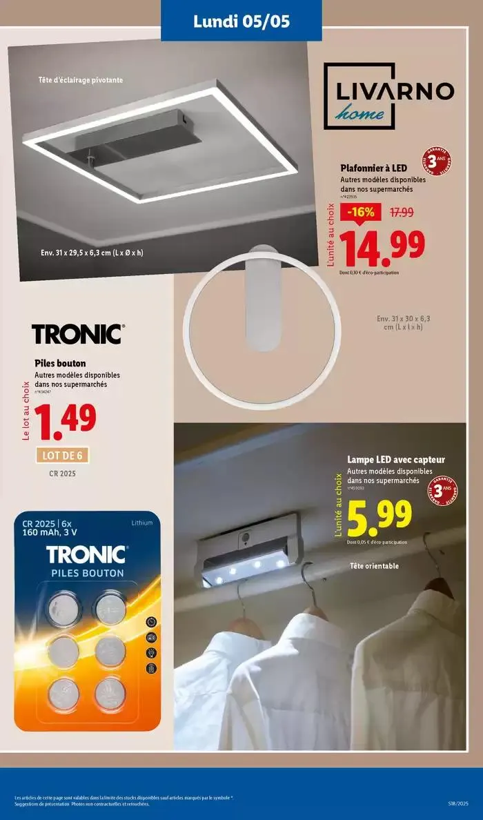 Découvrez des équipements pour vos sorties en plein air et pour embêllir votre jardin ! du 5 mai au 8 mai 2025 - Catalogue page 11