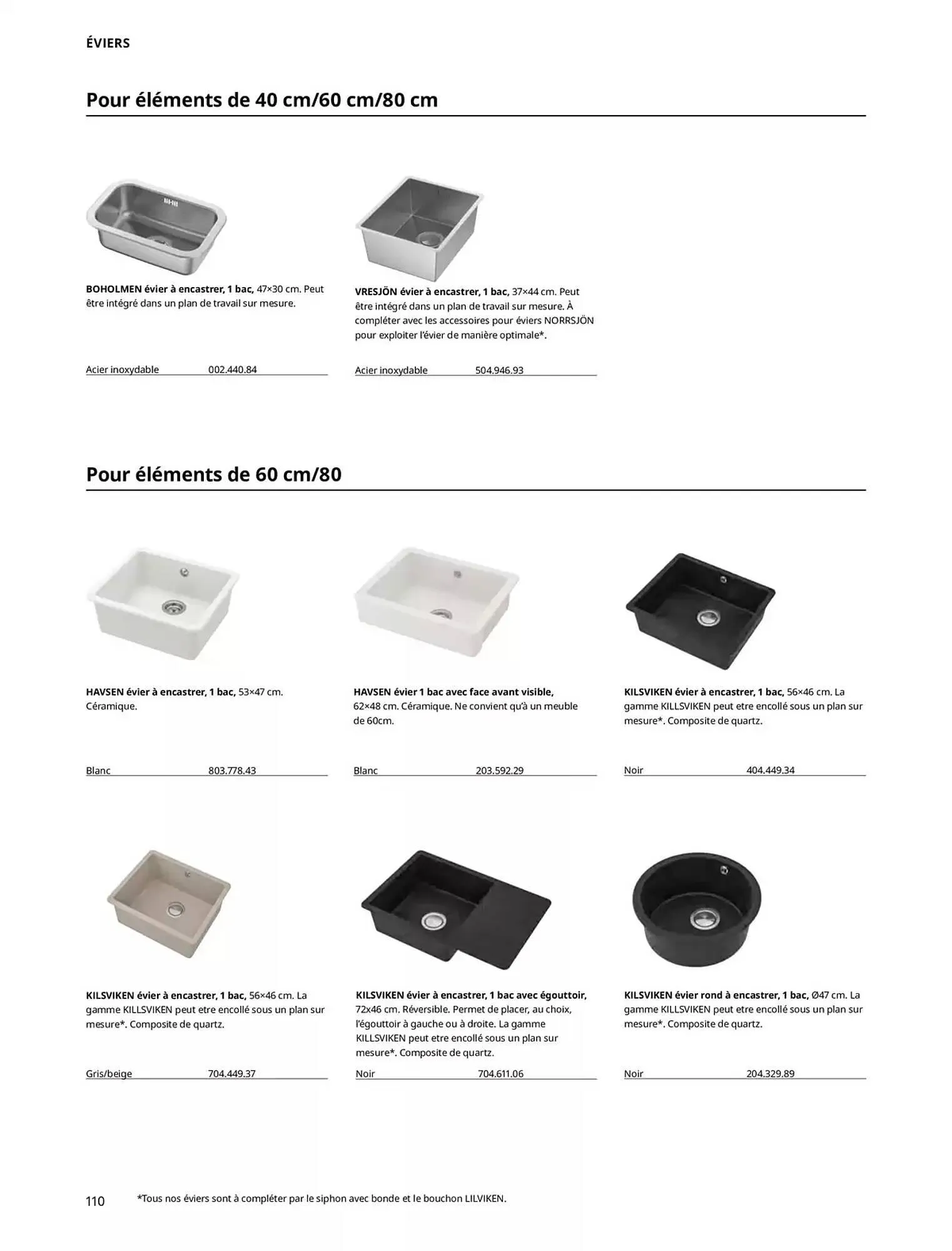 Catalogue IKEA du 1 octobre au 31 juillet 2025 - Catalogue page 110