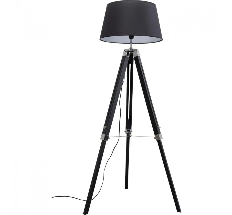 Lampadaire Raquette 144cm noir Kare Design