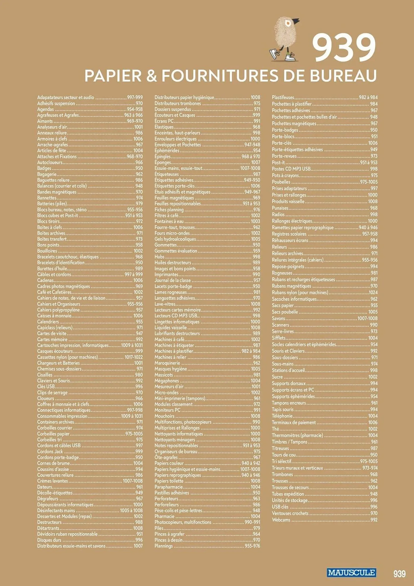 Catalogue Majuscule du 5 mars au 31 décembre 2025 - Catalogue page 963