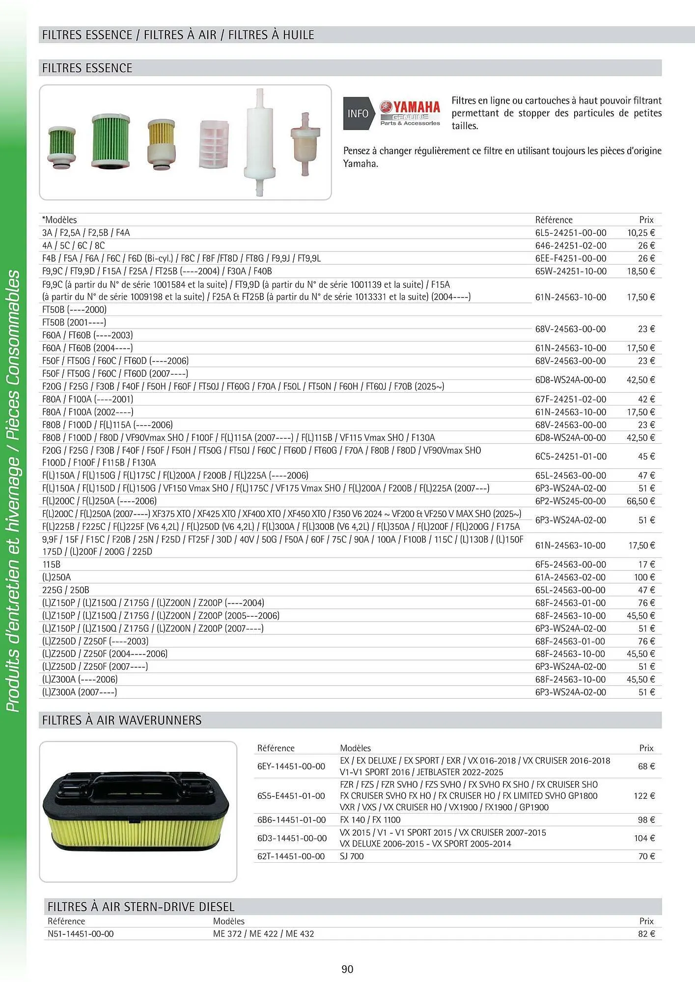 Catalogue Yamaha du 25 février au 31 mai 2026 - Catalogue page 89