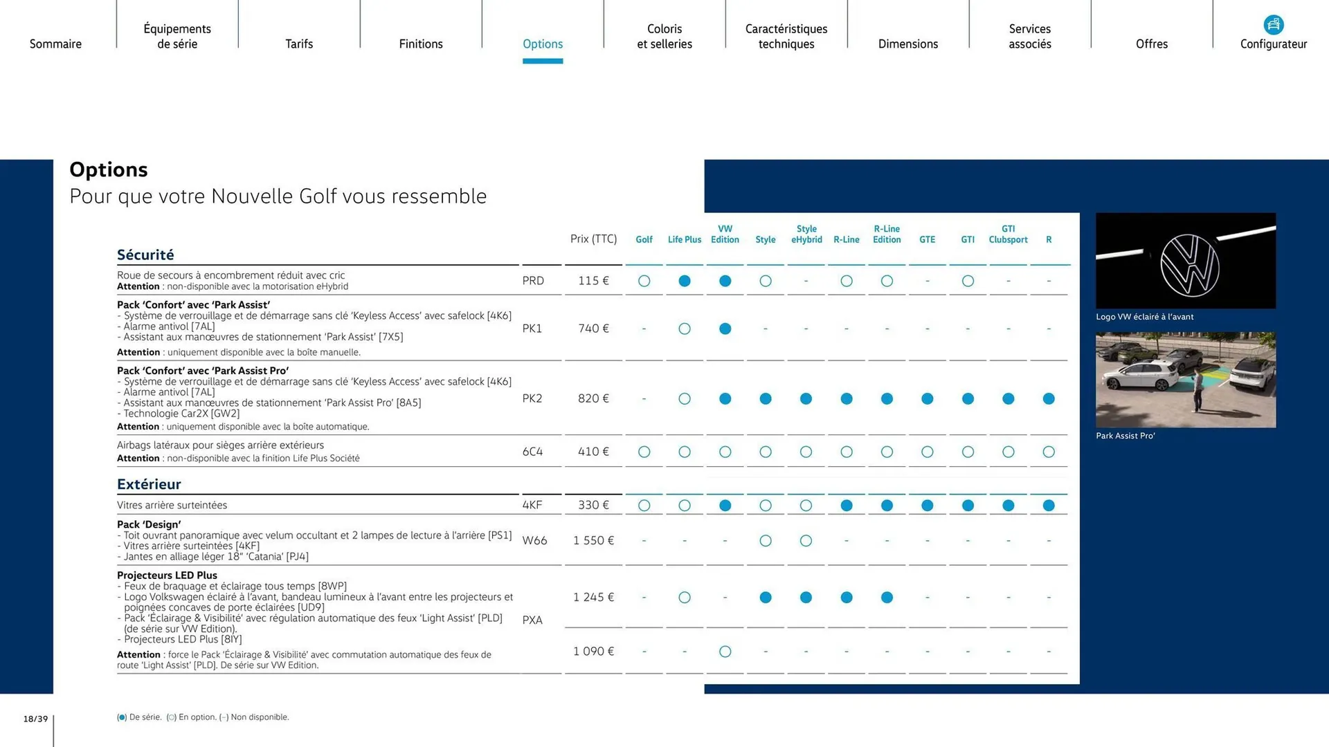 Catalogue Volkswagen du 16 mai au 31 décembre 2025 - Catalogue page 18