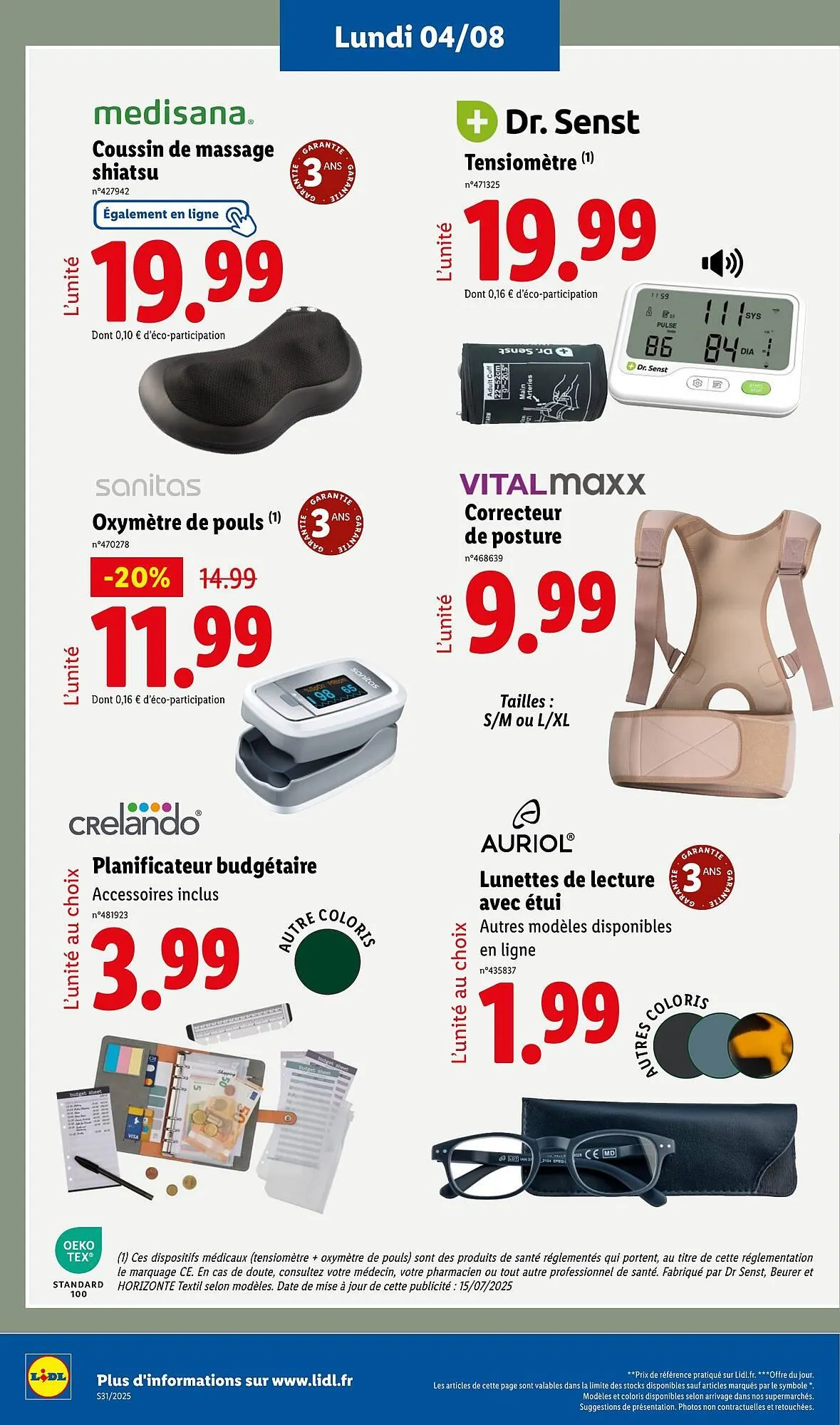 Catalogue Lidl du 31 juillet au 6 août 2025 - Catalogue page 62