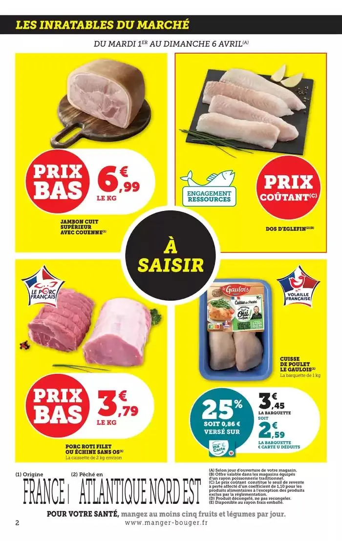 LE MARCHÉ À PRIX BAS ! du 1 avril au 13 avril 2025 - Catalogue page 2