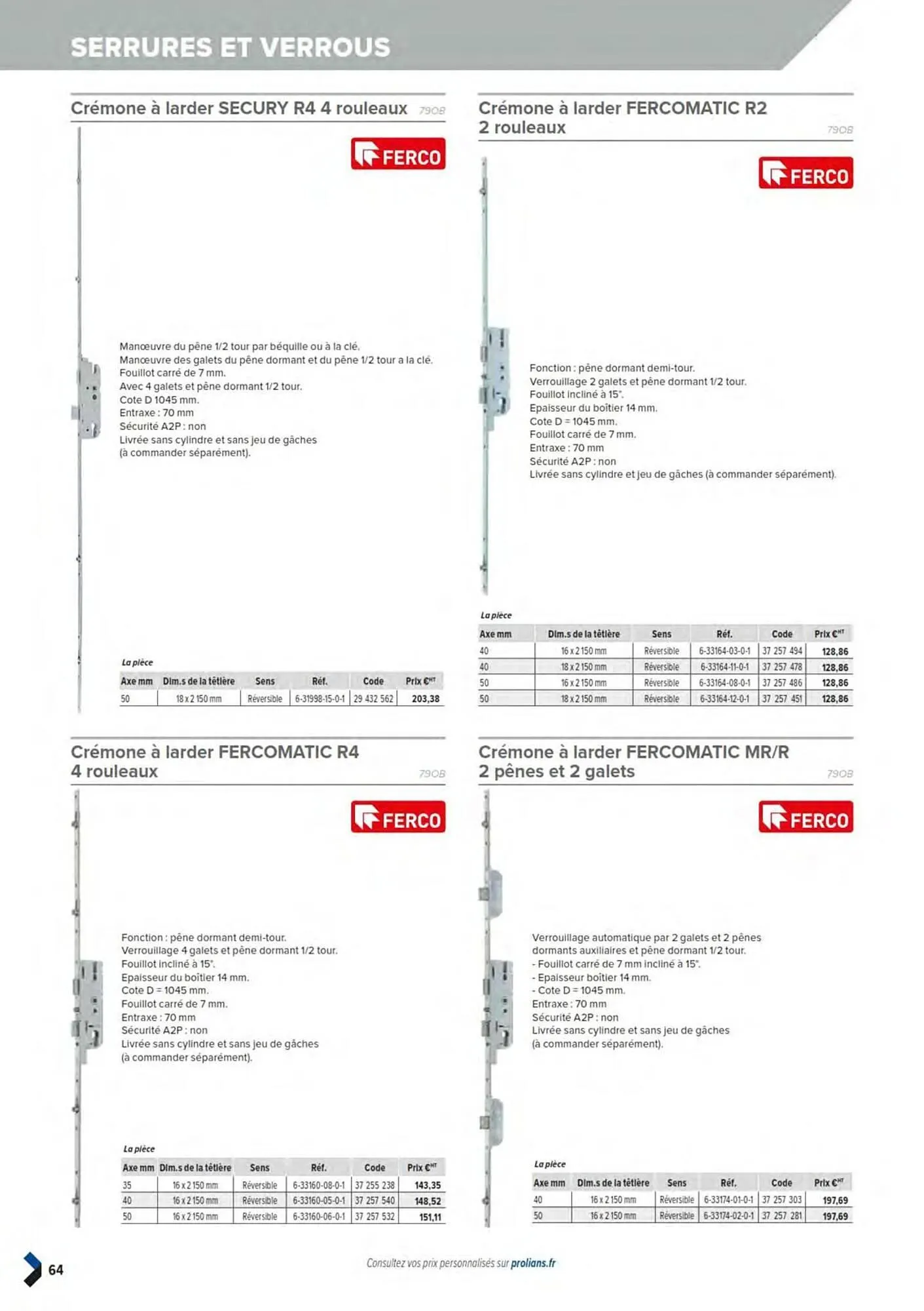 Catalogue Prolians du 11 mars au 31 décembre 2025 - Catalogue page 66