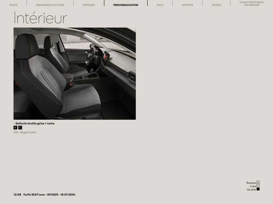 SEAT Leon 5 portes du 24 juillet au 24 juillet 2025 - Catalogue page 12