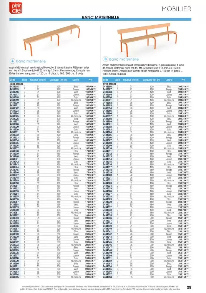 Écoles et loisirs 2025 du 1 janvier au 31 décembre 2025 - Catalogue page 29