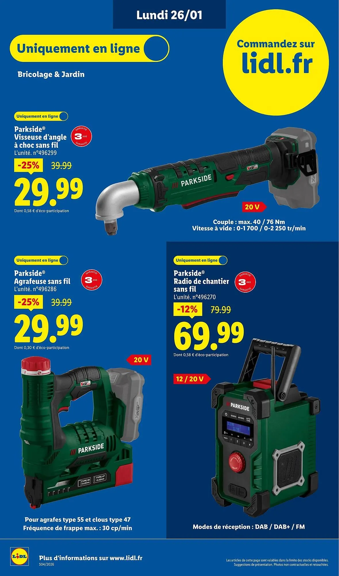 Catalogue Lidl du 22 janvier au 28 janvier 2026 - Catalogue page 72