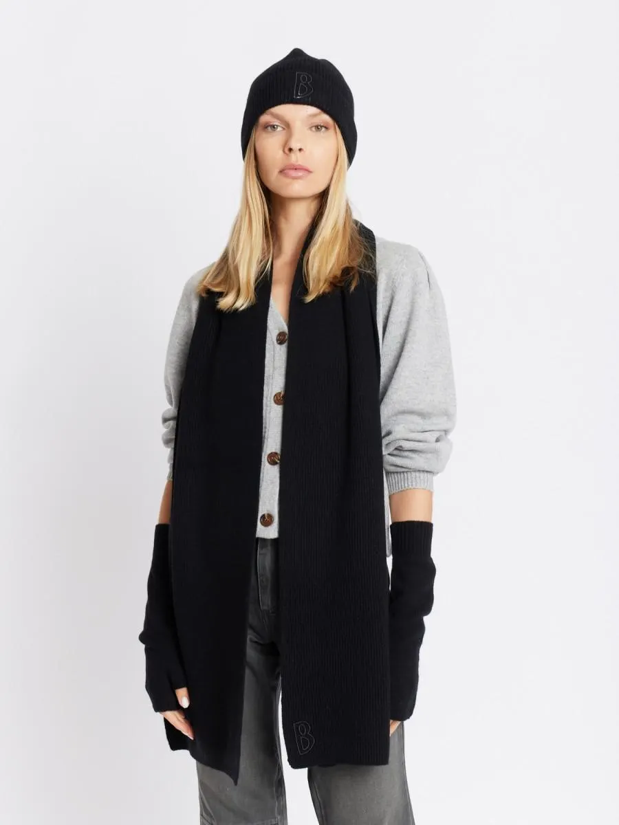 OPHE | Echarpe en laine noire