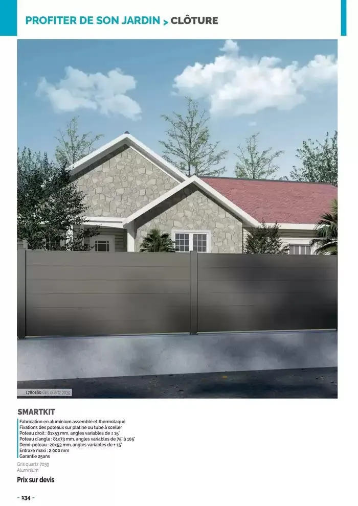 Aménagements Extérieurs 2025 du 30 avril au 31 décembre 2025 - Catalogue page 134