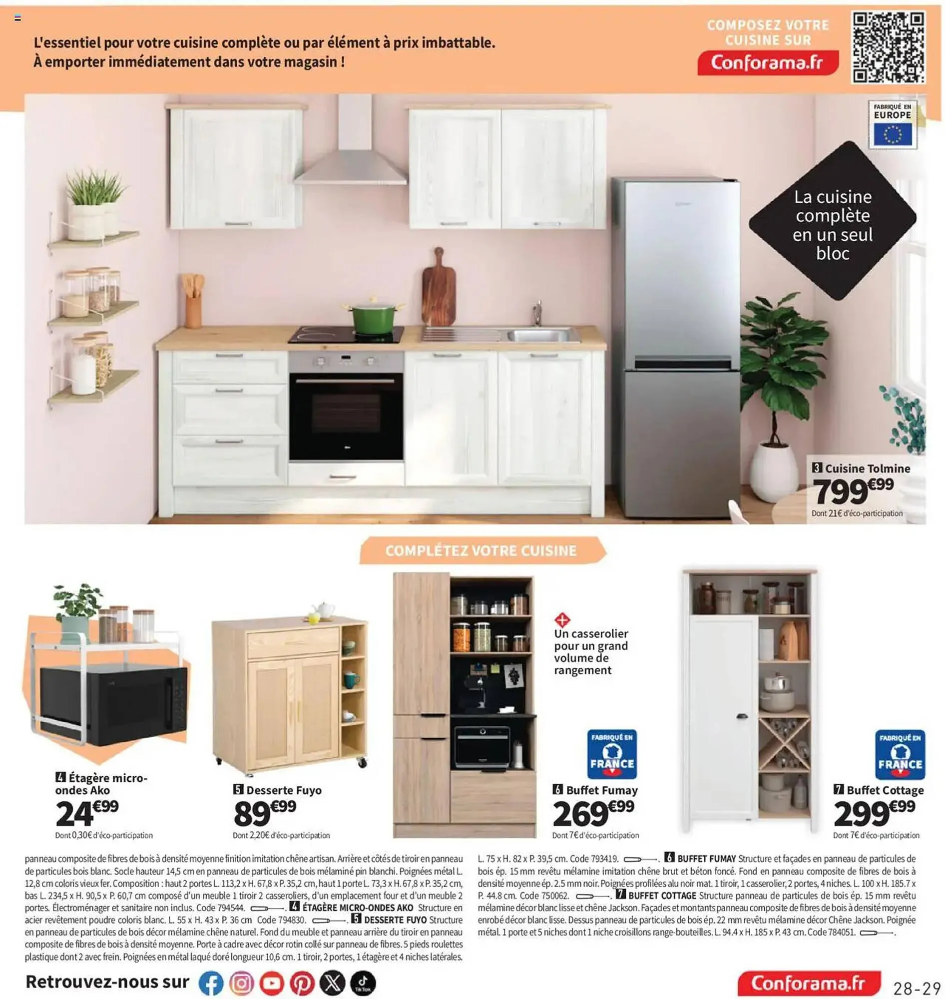 Catalogue Conforama du 22 avril au 26 mai 2025 - Catalogue page 29