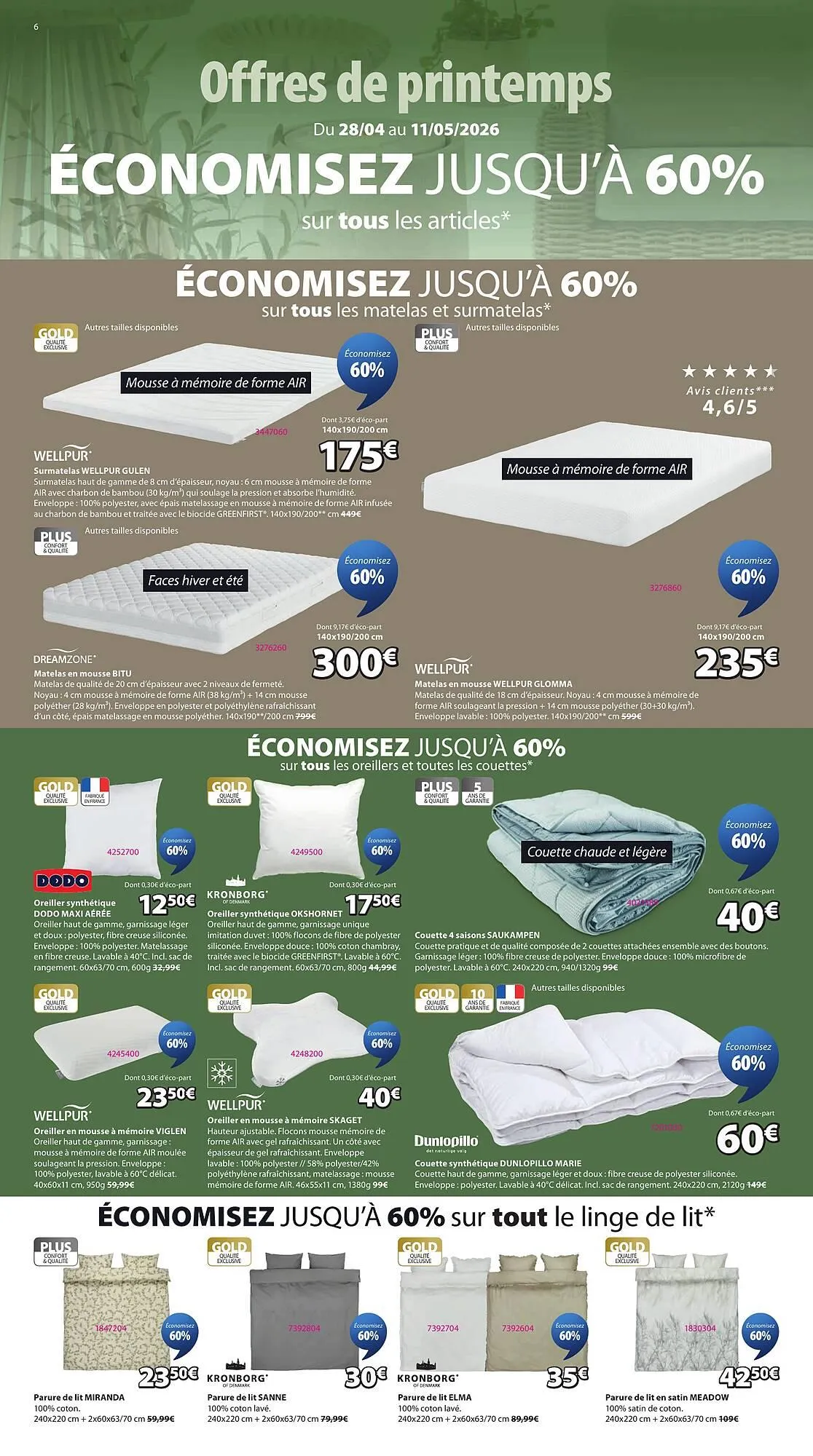 Catalogue JYSK du 28 avril au 11 mai 2026 - Catalogue page 6