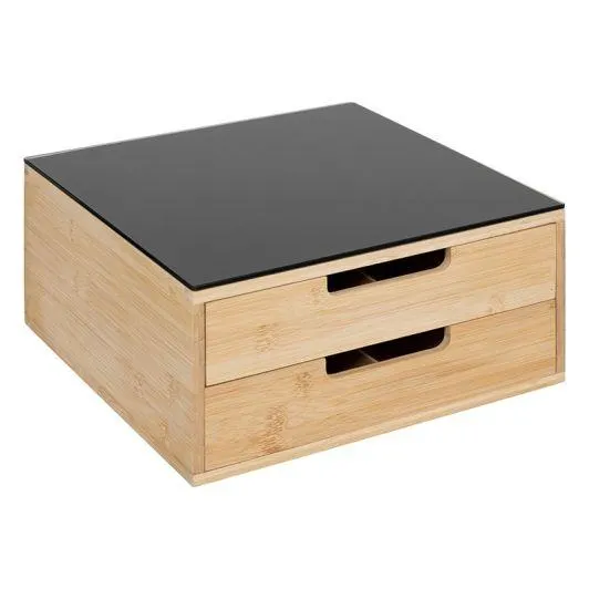 Rangement dosettes deux tiroirs