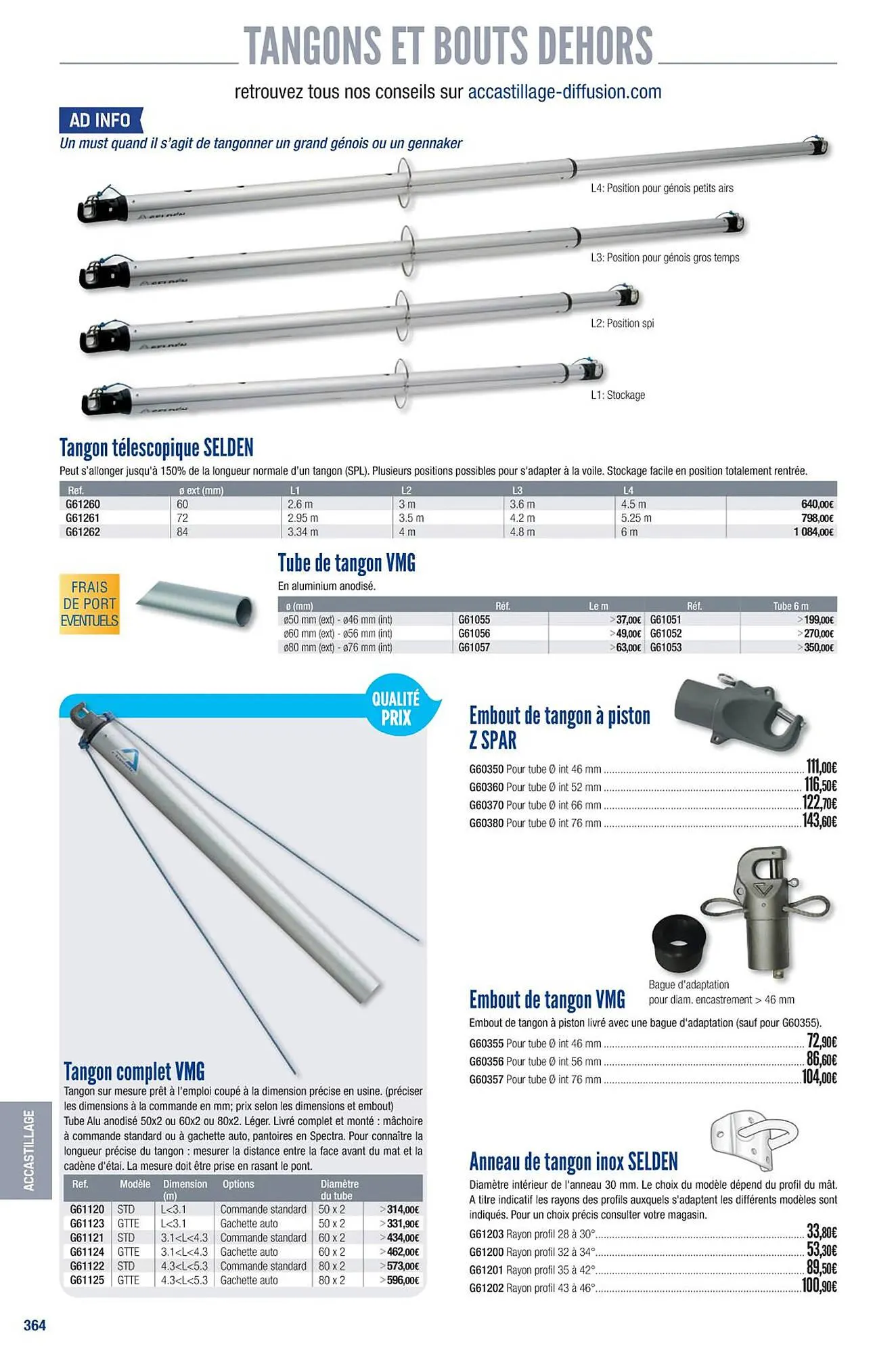 Catalogue Accastillage Diffusion du 1 mars au 31 décembre 2023 - Catalogue page 366