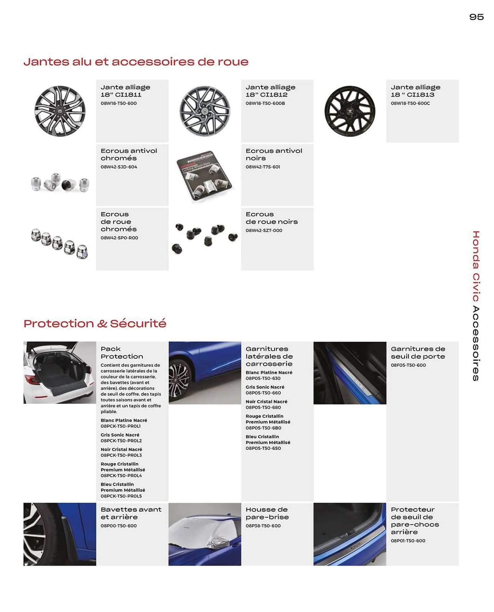 Catalogue Honda Civic Hybrid du 20 décembre au 30 juin 2024 - Catalogue page 95