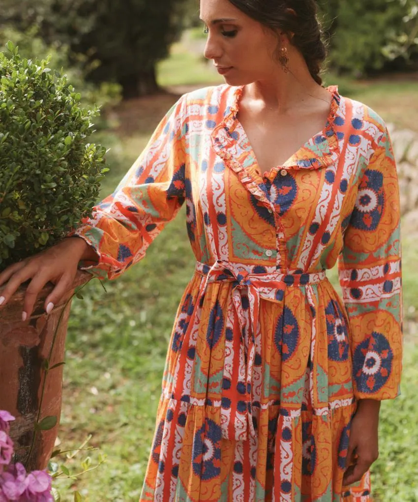 Robe longue Arya Suzani en coton