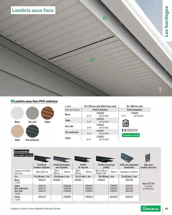 Aménagements Extérieurs 2025 du 1 janvier au 31 décembre 2025 - Catalogue page 85