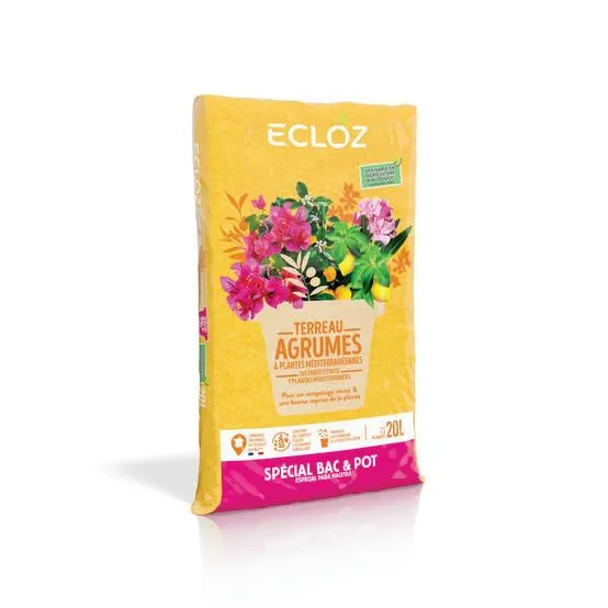 Terreau plantes méditérranéennes contenant 20L - ECLOZ