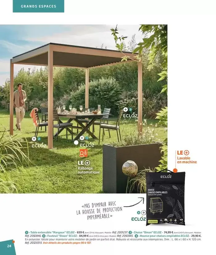 BARBEUC, SIESTE, PÉTANQUE PLACE À LA DÉTENTE du 27 février au 23 juin 2025 - Catalogue page 24
