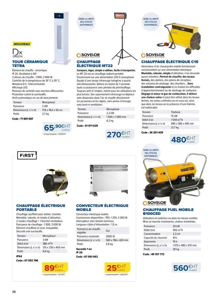 Équipez-vous pour l'hiver automne-hiver 2024-25 du 2 octobre au 31 mars 2025 - Catalogue page 26