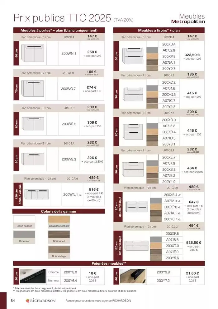 Collections Exclusives 2025 du 11 avril au 31 décembre 2025 - Catalogue page 84