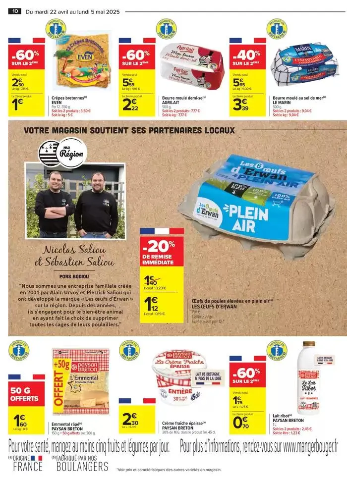 LE MEILLEUR DE MA RÉGION du 22 avril au 5 mai 2025 - Catalogue page 10