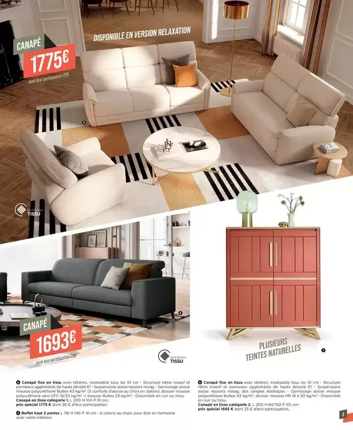 Jusqu'au 26 avril 2025, profitez d'une sélection de produits à prix d'exception dans votre magasin Gallery Tendances ! du 25 mars au 26 avril 2025 - Catalogue page 3