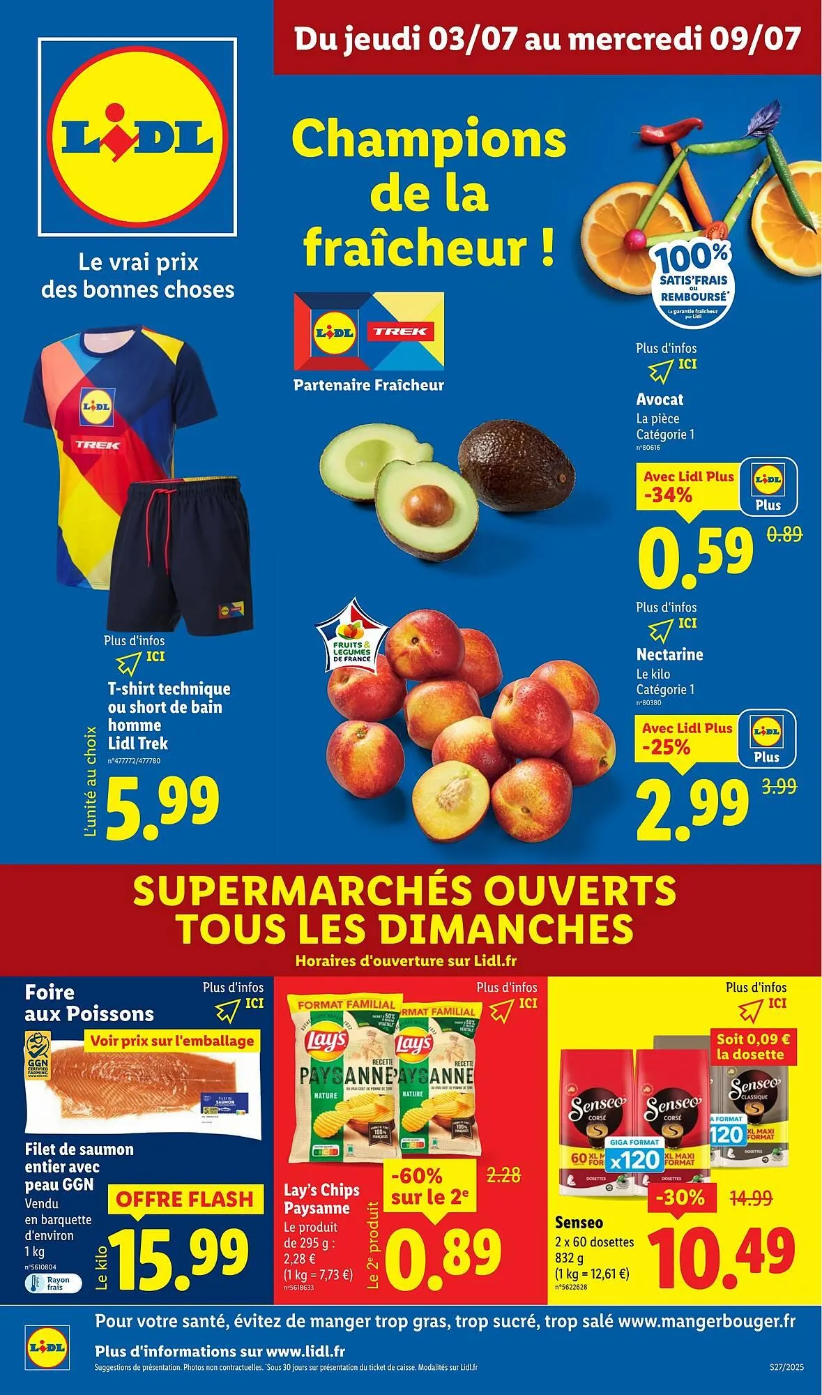 Catalogue Lidl du 3 juillet au 9 juillet 2025 - Catalogue page 1