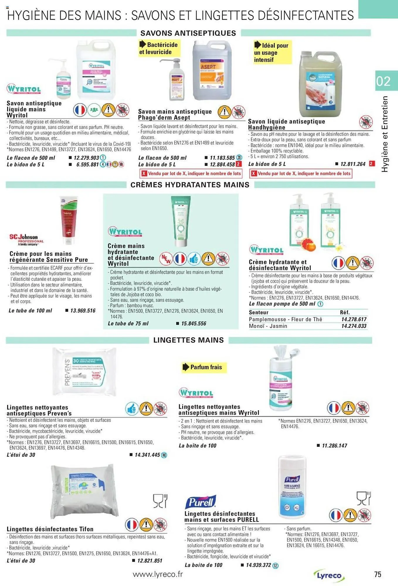 Catalogue Lyreco du 15 mai au 31 décembre 2023 - Catalogue page 75