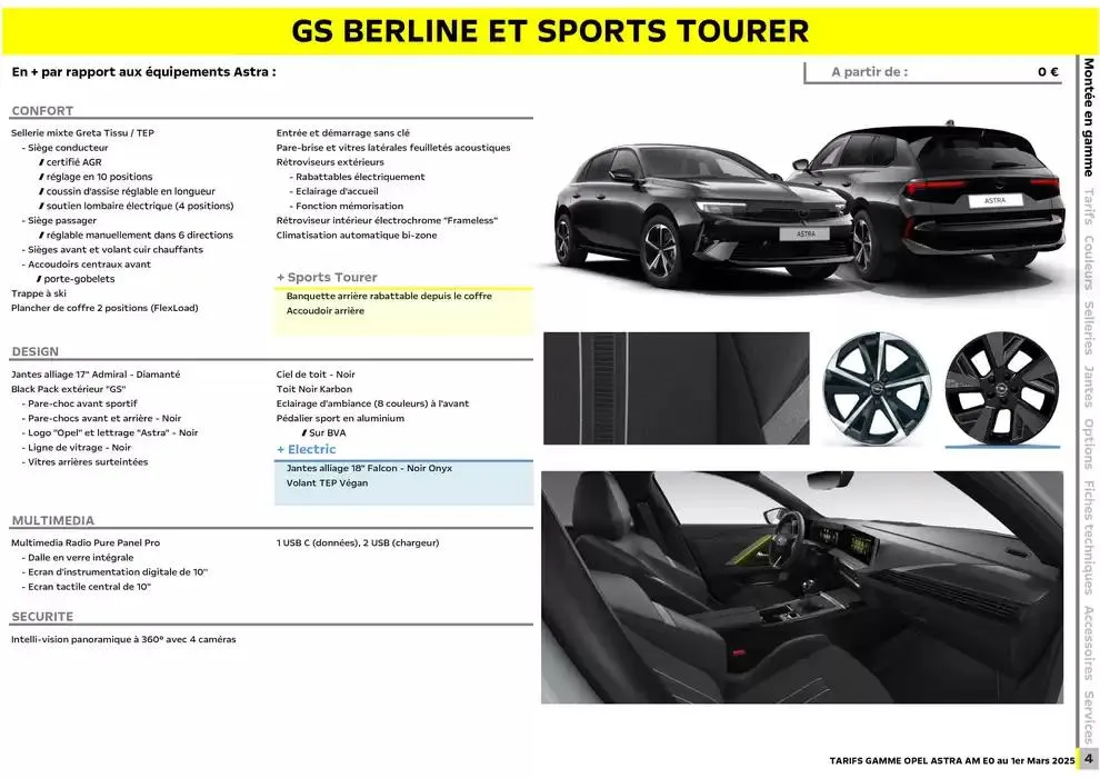Opel Astra et Astra Sports Tourer du 5 mars au 5 mars 2026 - Catalogue page 5