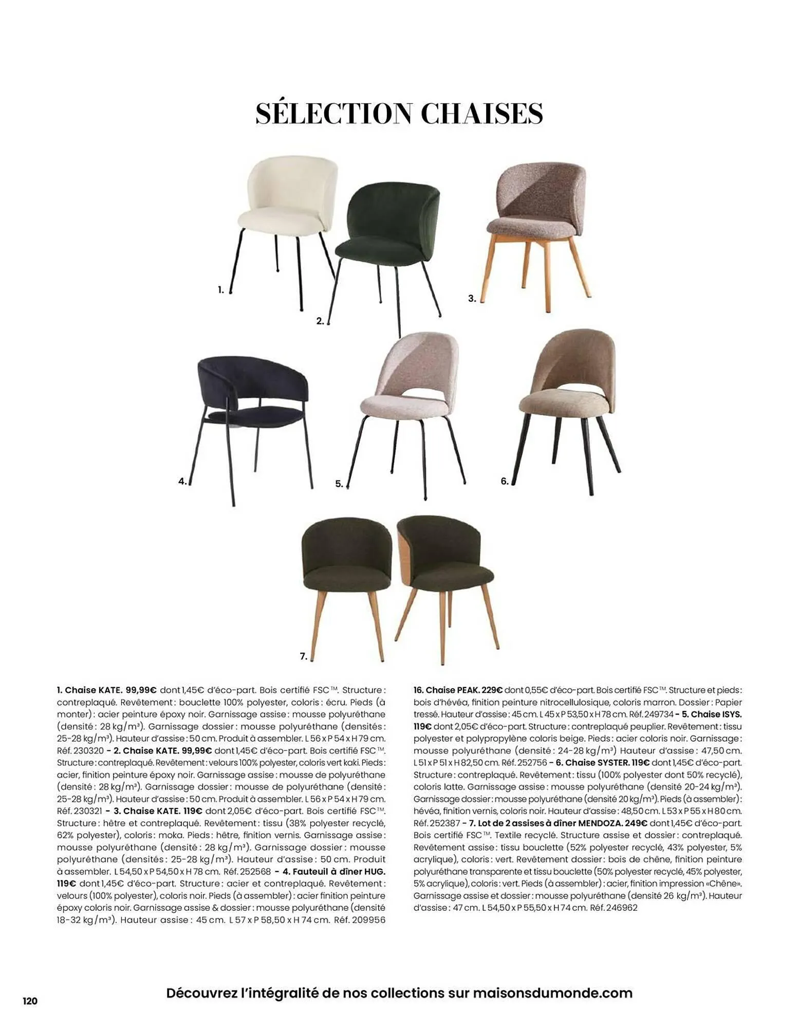 Catalogue Maisons du Monde du 1 mars au 31 août 2026 - Catalogue page 120