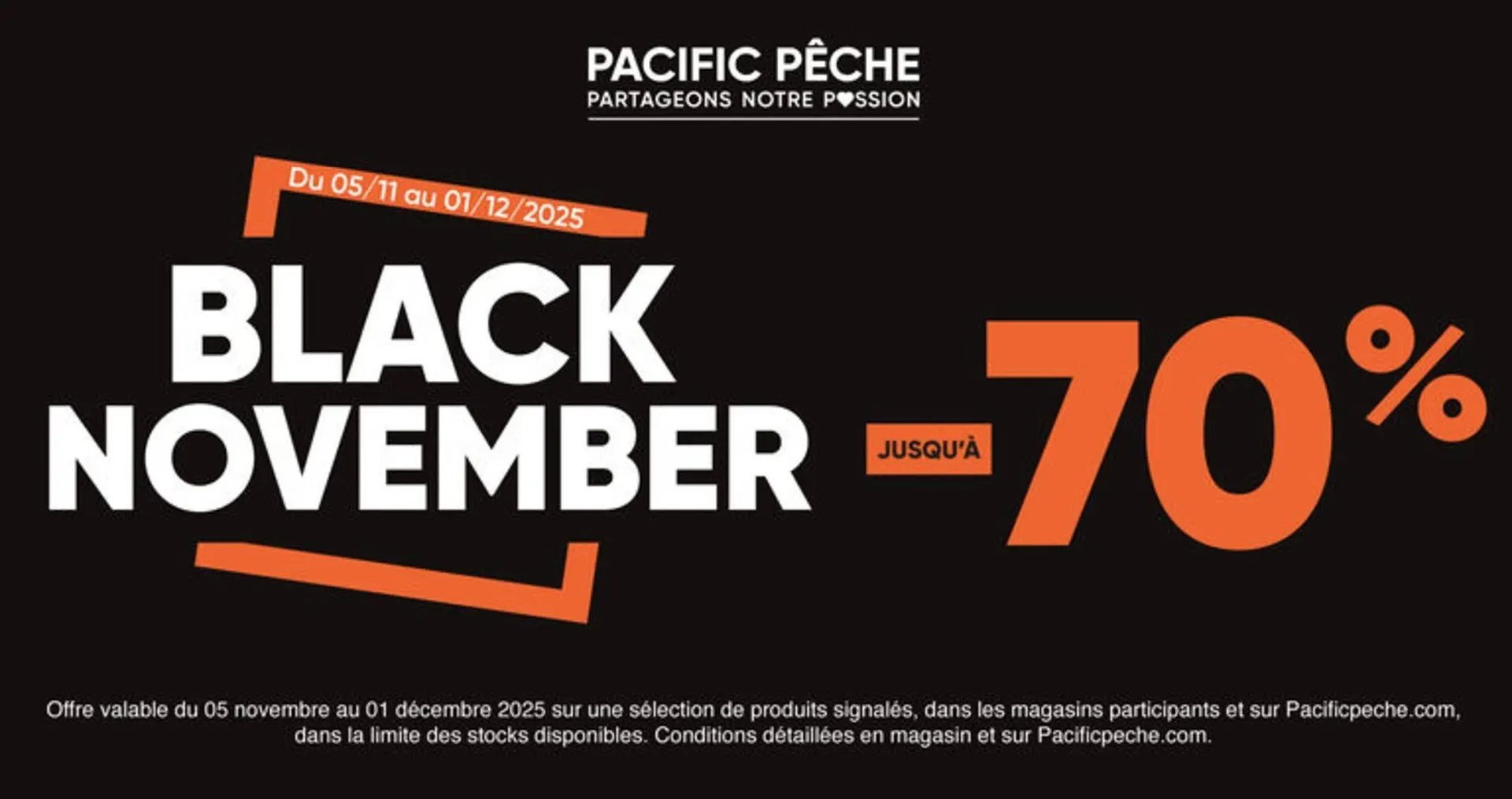Catalogue Pacific Pêche du 5 novembre au 1 décembre 2025 - Catalogue page 1