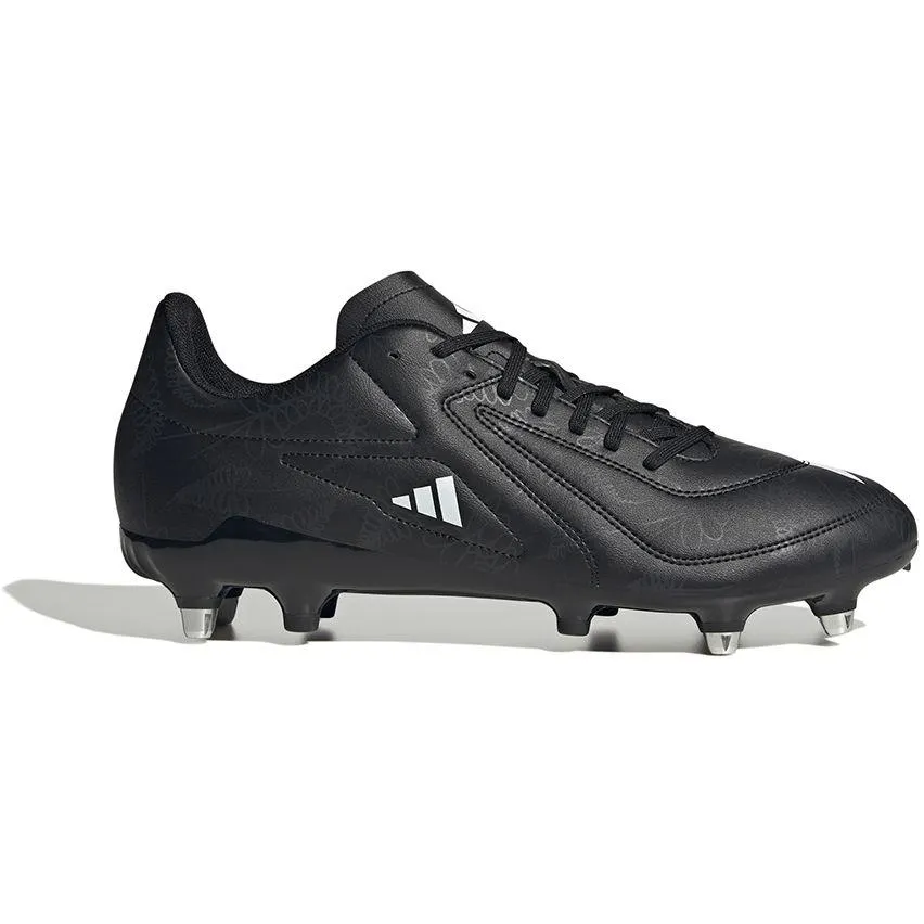 Chaussures Rugby Adizero RS15 SG Crampons Hybrides Tout Terrain Noir - Adidas