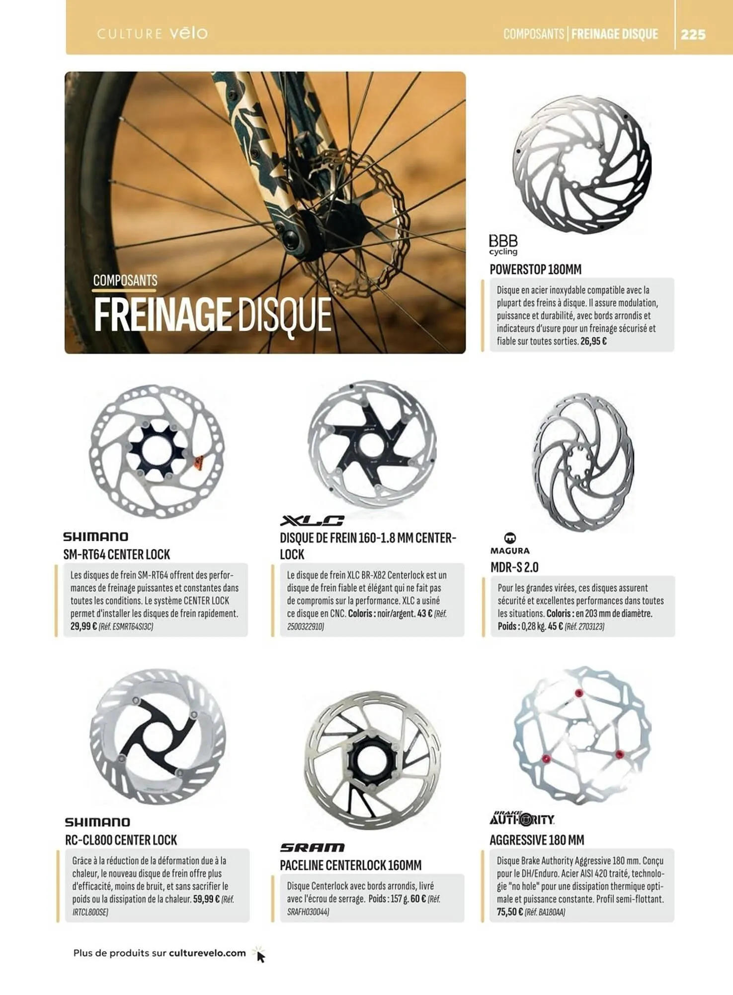 Catalogue Culture Vélo du 19 décembre au 31 décembre 2026 - Catalogue page 225