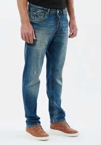 Jean relaxed bleu homme