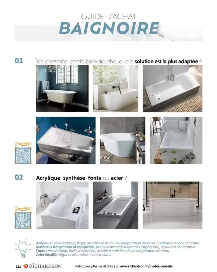 SALLE DE DE BAINS ET CARRELAGE 2025 du 11 avril au 31 décembre 2025 - Catalogue page 224