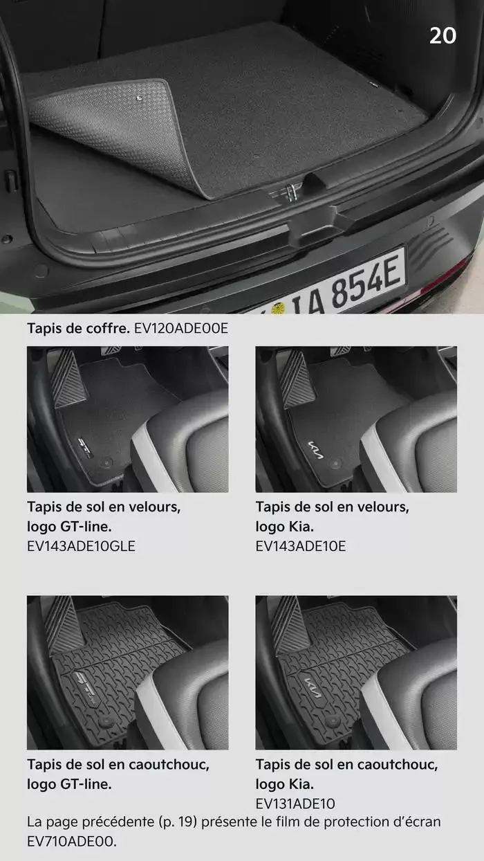 KIA Nouveau EV3 100% électrique - Accessoires du 15 mai au 6 mai 2026 - Catalogue page 10