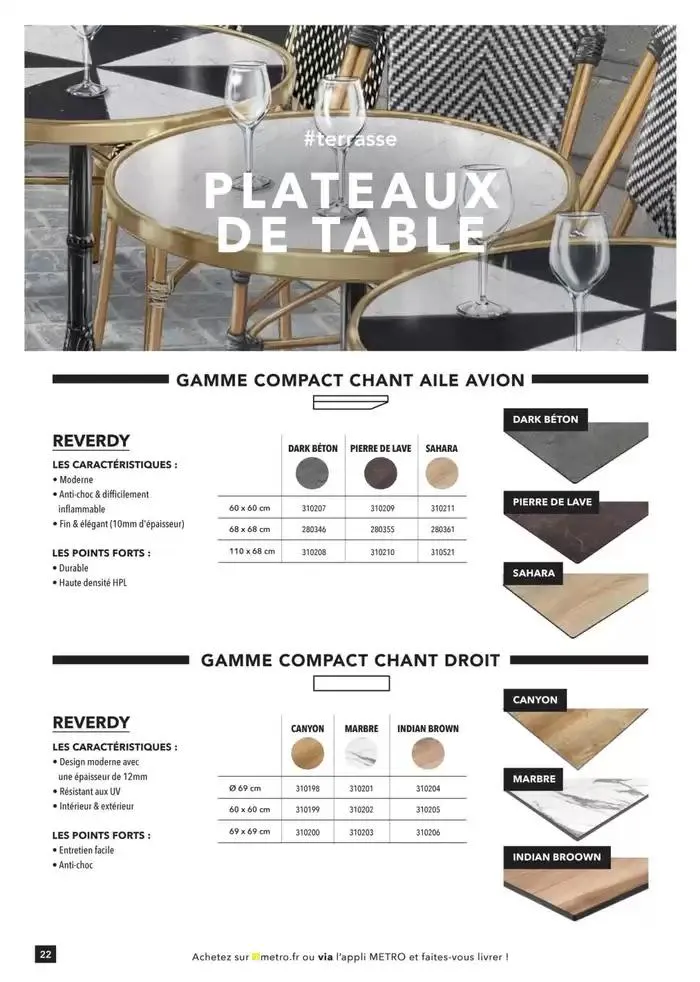 Metro #Terrasse édition 2025 du 30 janvier au 1 juillet 2025 - Catalogue page 22