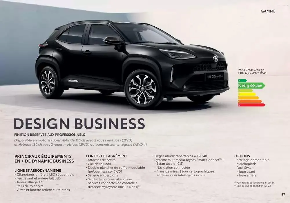 Toyota Yaris Cross  du 27 mars au 27 mars 2026 - Catalogue page 27