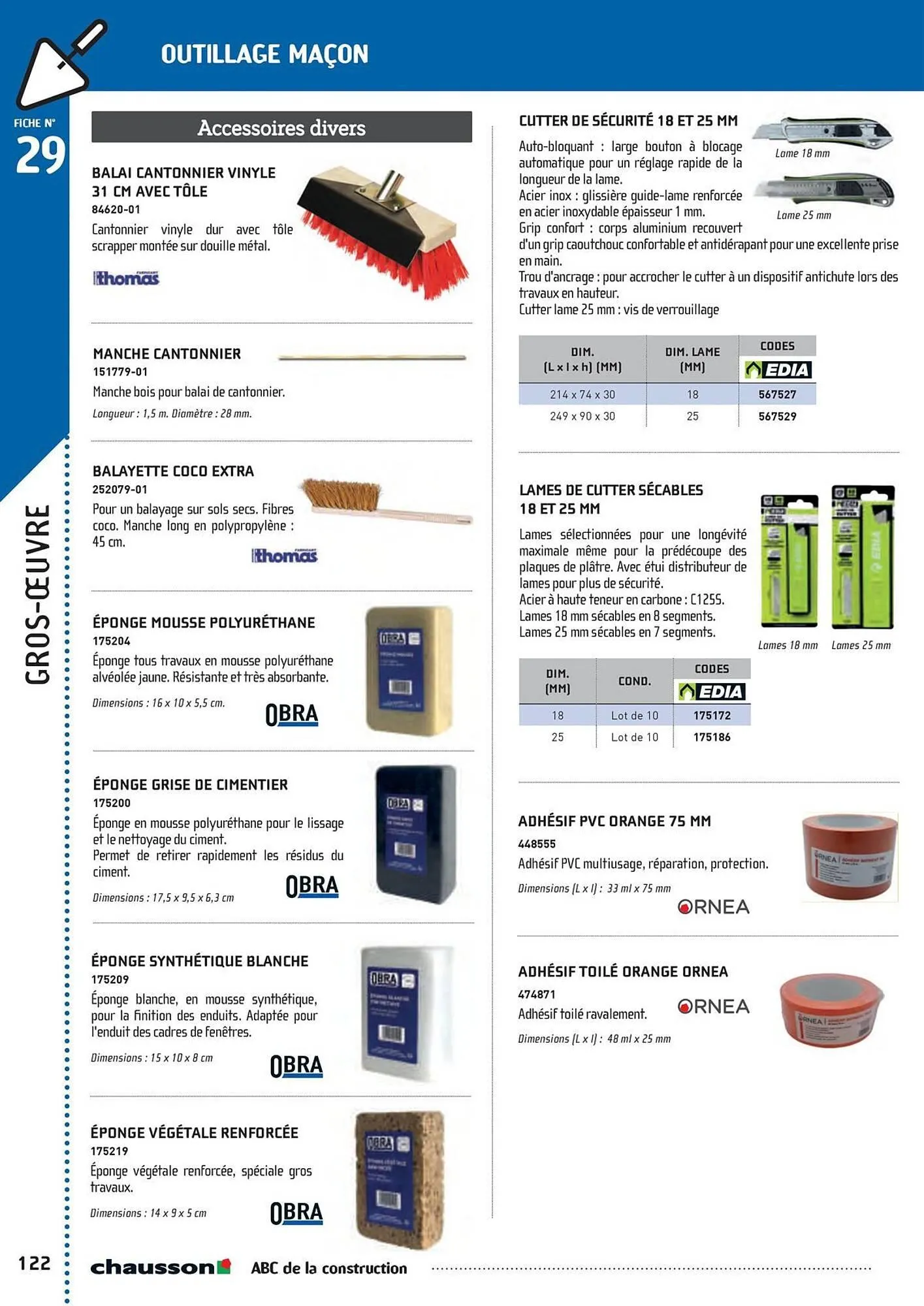 Catalogue Chausson Matériaux du 2 mai au 31 décembre 2025 - Catalogue page 124