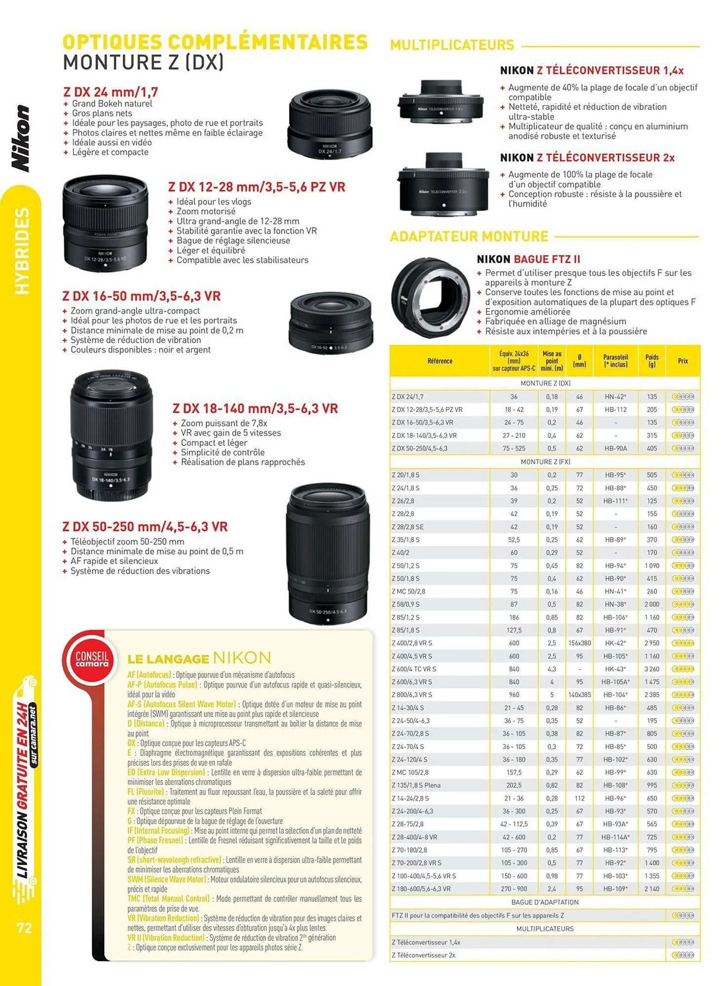 Catalogue Camara du 2 juillet au 31 décembre 2025 - Catalogue page 72