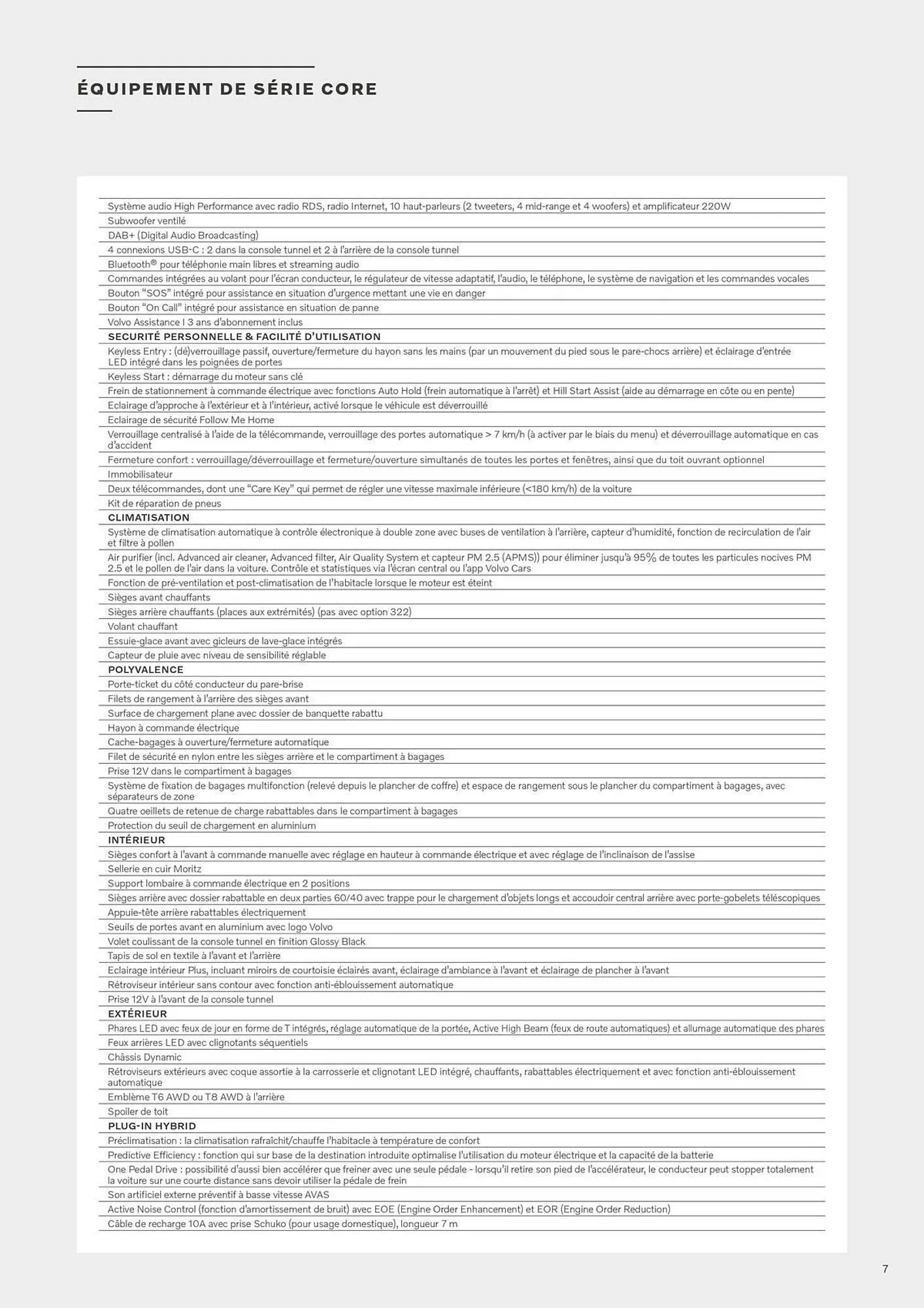 Catalogue VOLVO du 7 janvier au 31 décembre 2025 - Catalogue page 7