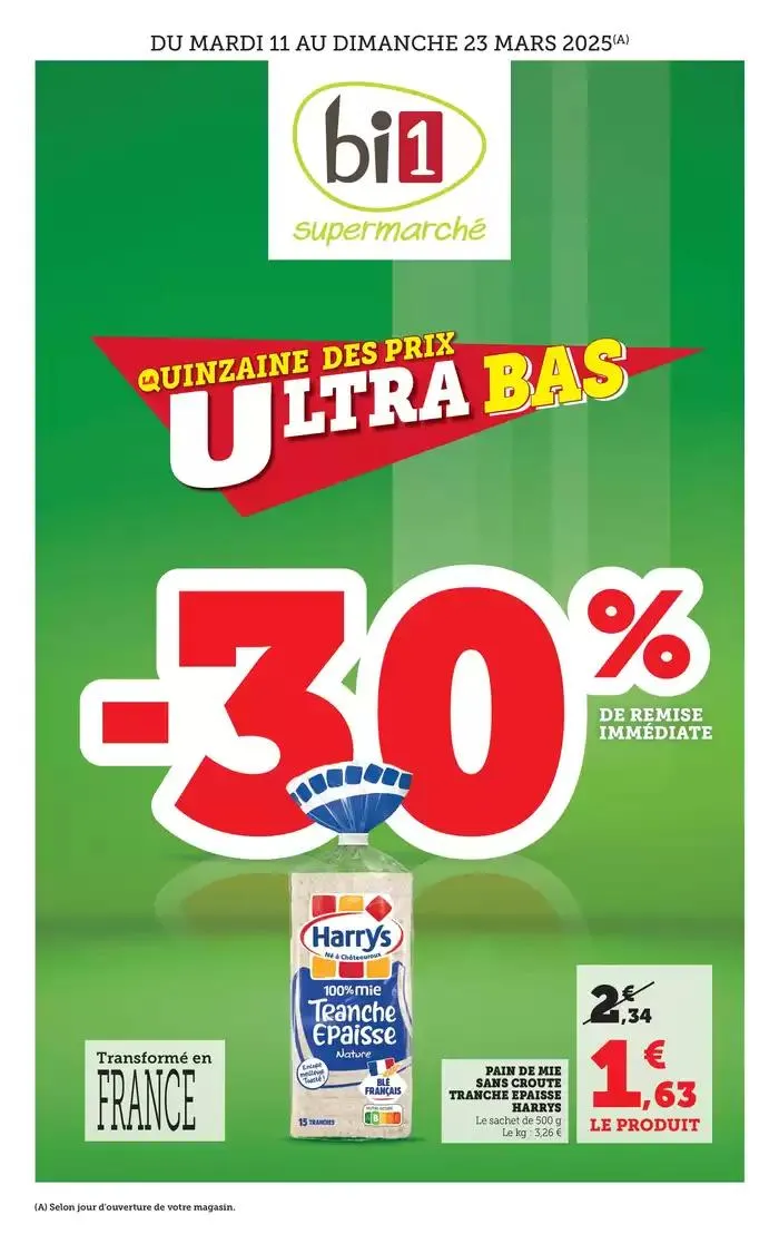 La Quinzaine Des Prix Ultra Bas du 12 mars au 23 mars 2025 - Catalogue page 1
