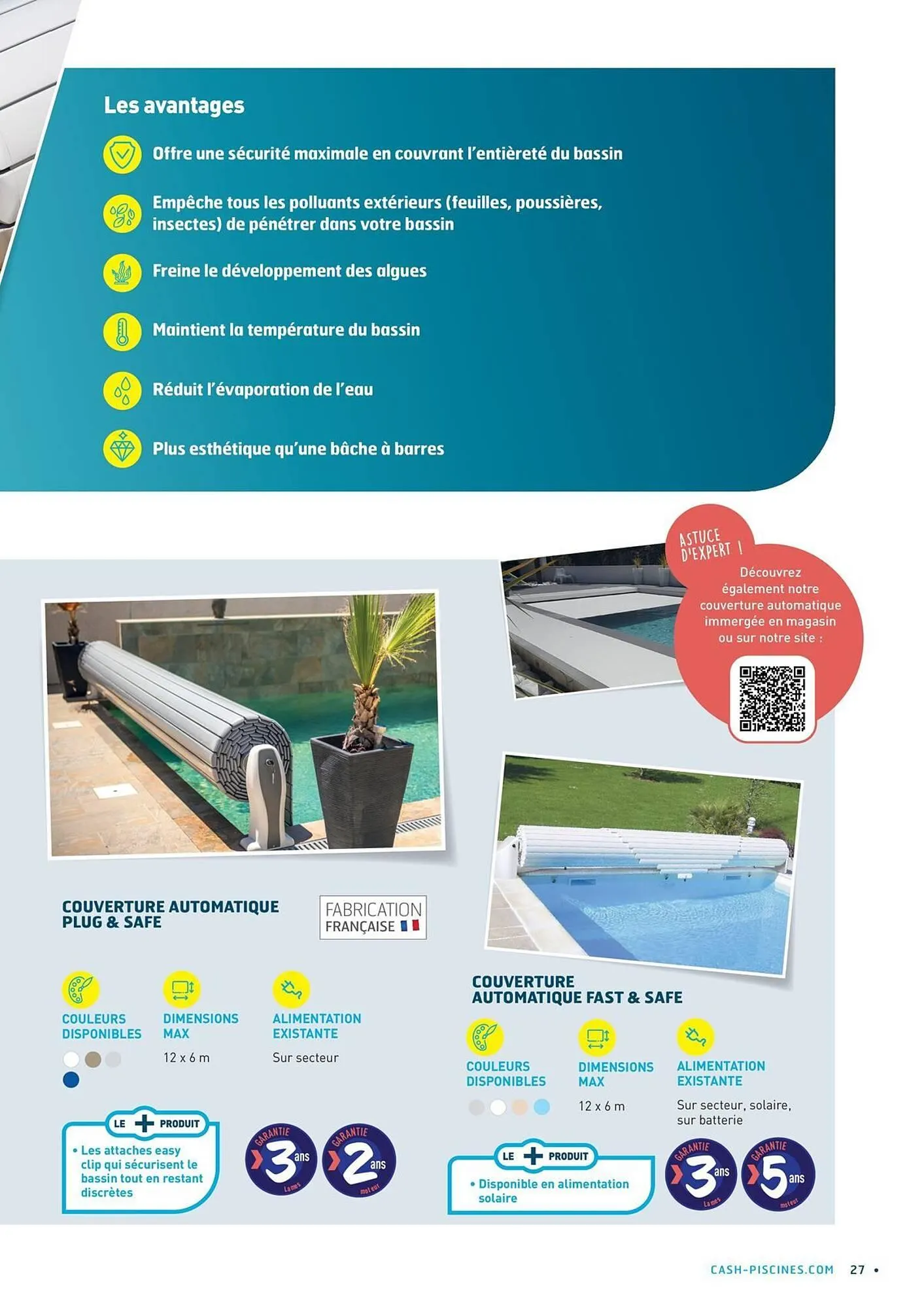 Catalogue Cash Piscines du 22 avril au 31 août 2025 - Catalogue page 27