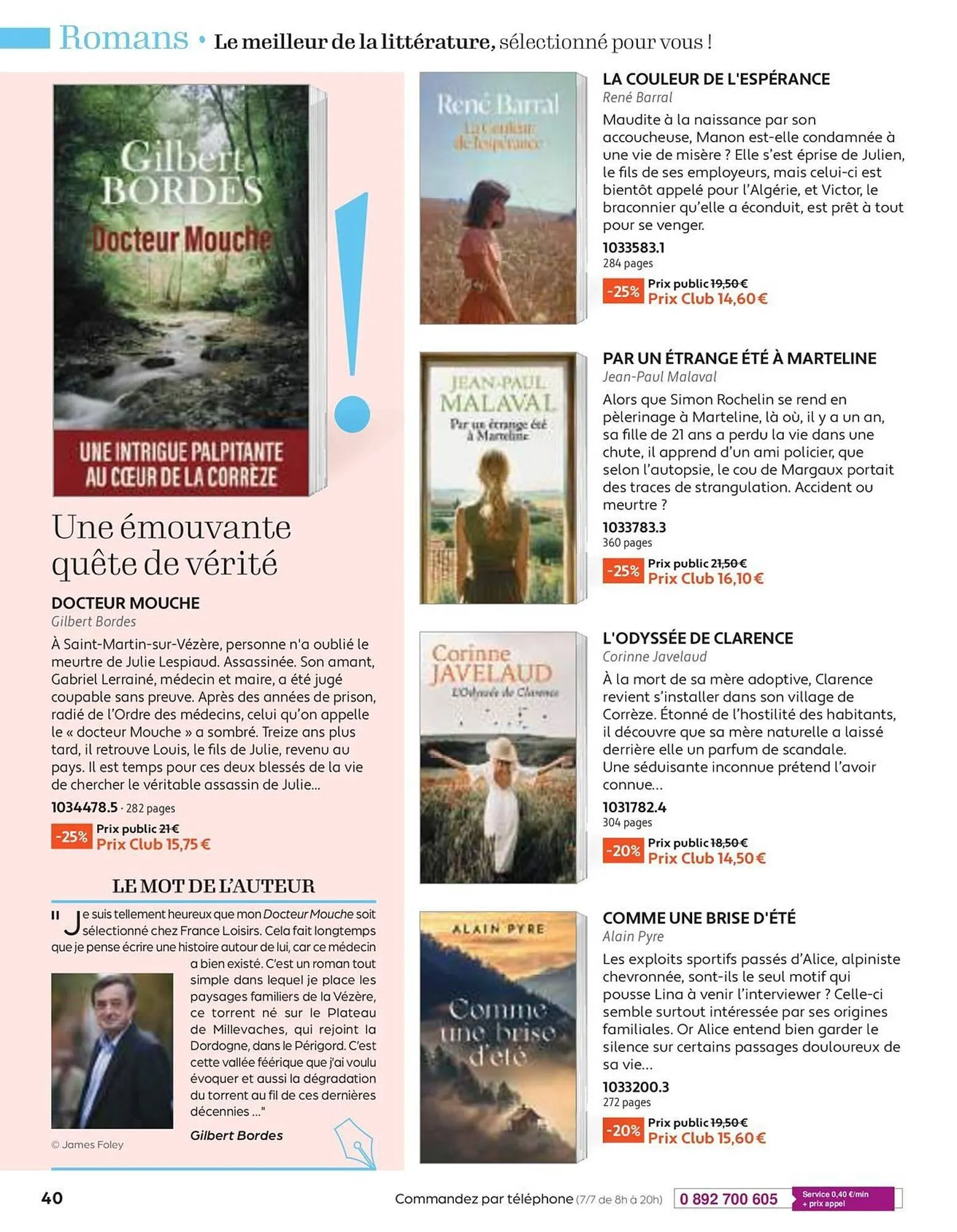 Catalogue France Loisirs du 30 avril au 30 juin 2025 - Catalogue page 40