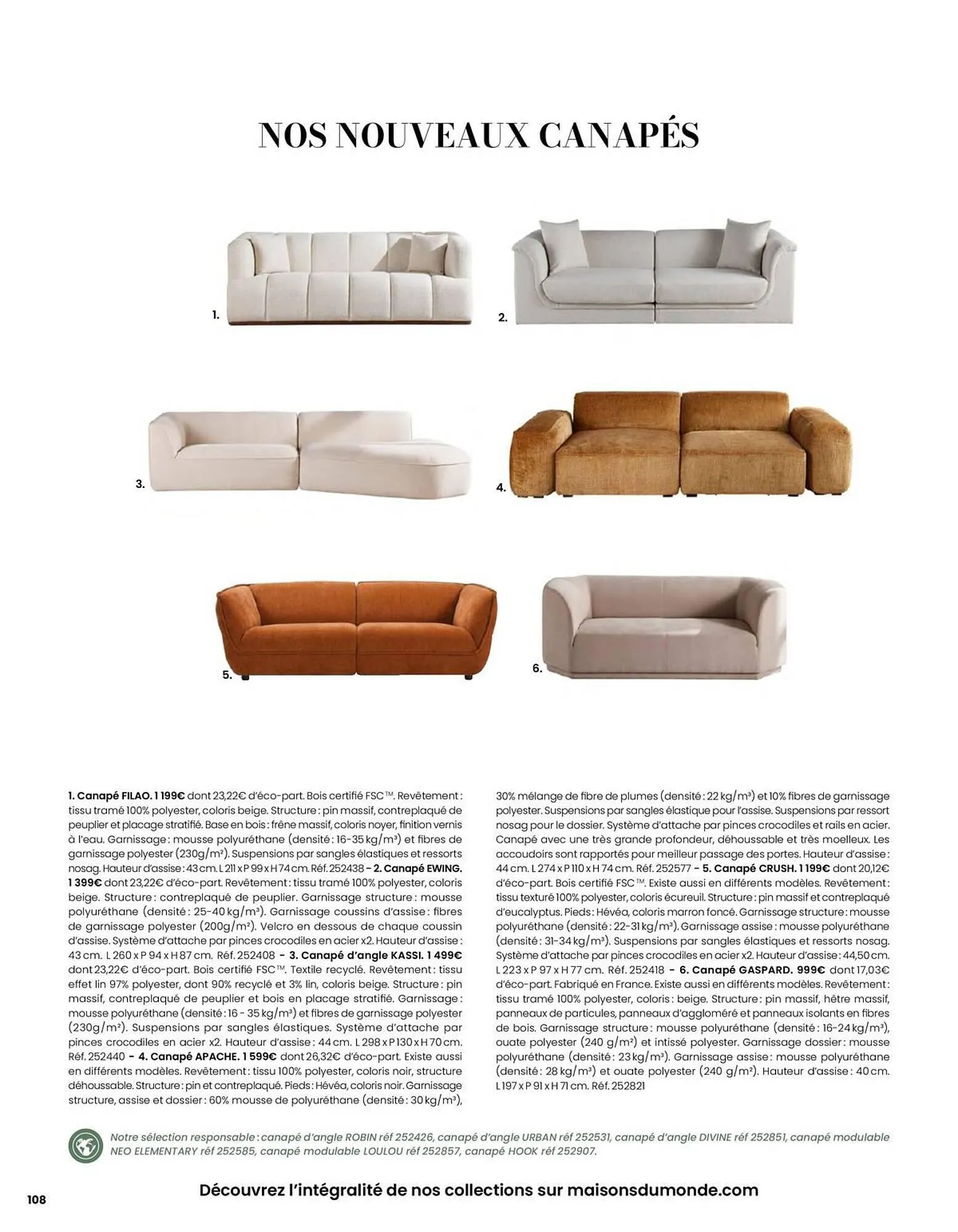 Catalogue Maisons du Monde du 1 mars au 31 août 2026 - Catalogue page 108