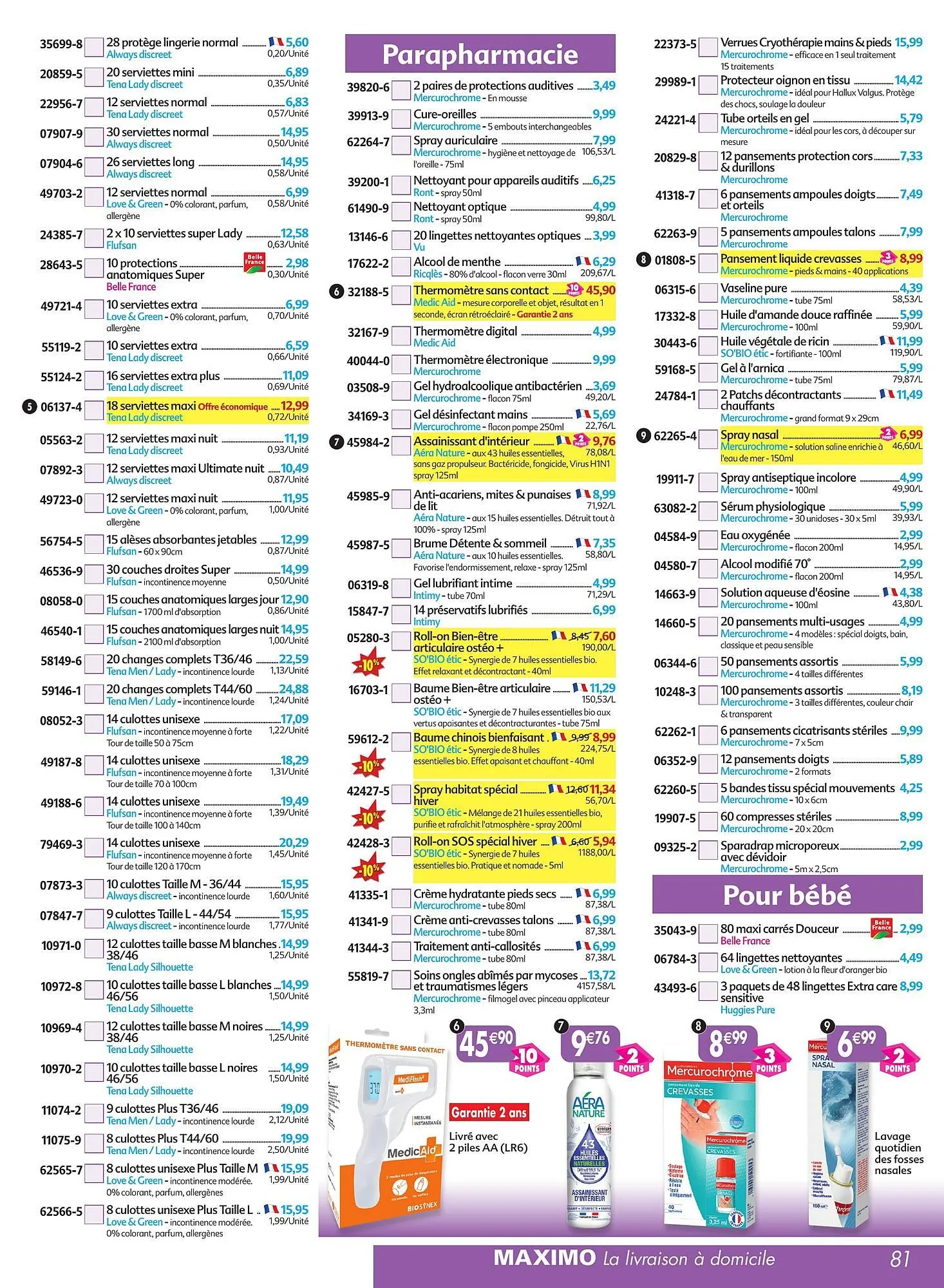 Catalogue Maximo du 30 septembre au 31 octobre 2025 - Catalogue page 81