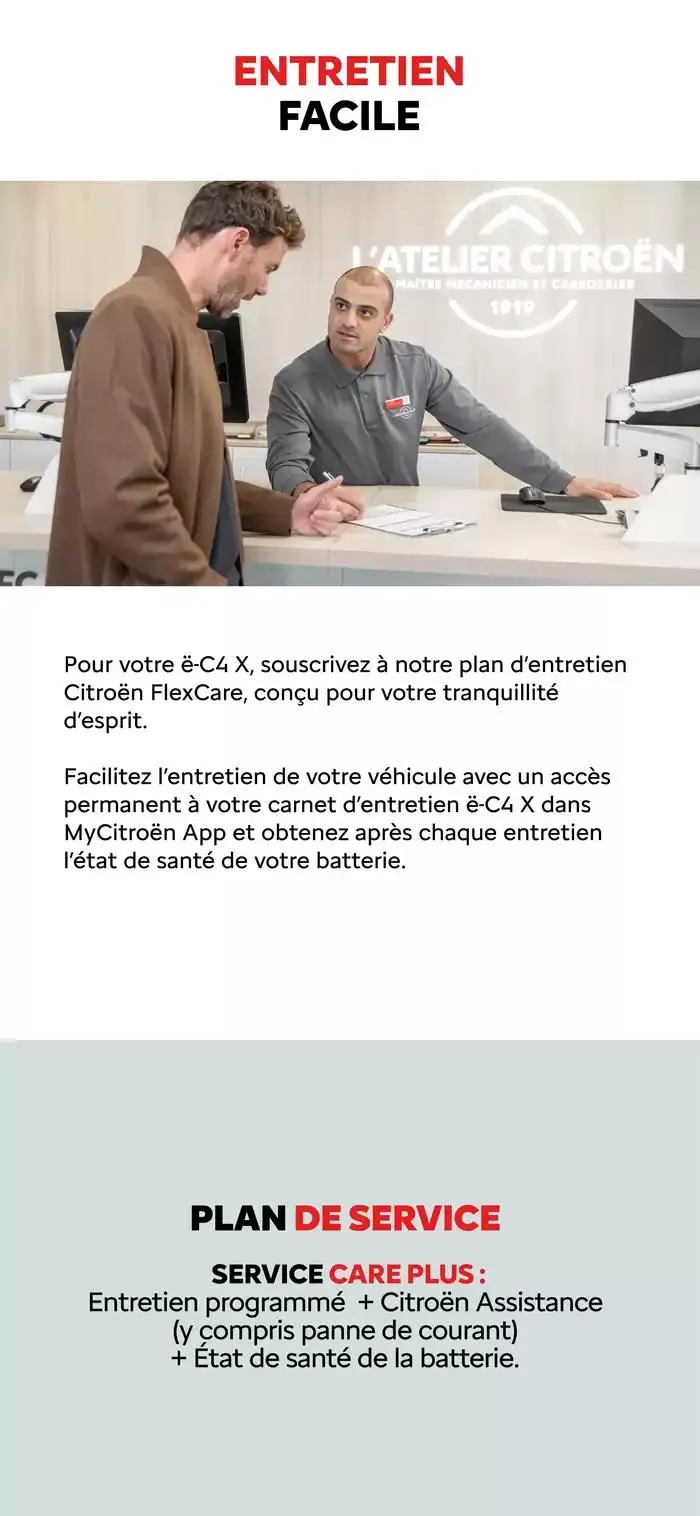 Citroën Nouvelle ë-C4 X Electrique C-BOOK du 15 janvier au 15 janvier 2026 - Catalogue page 23