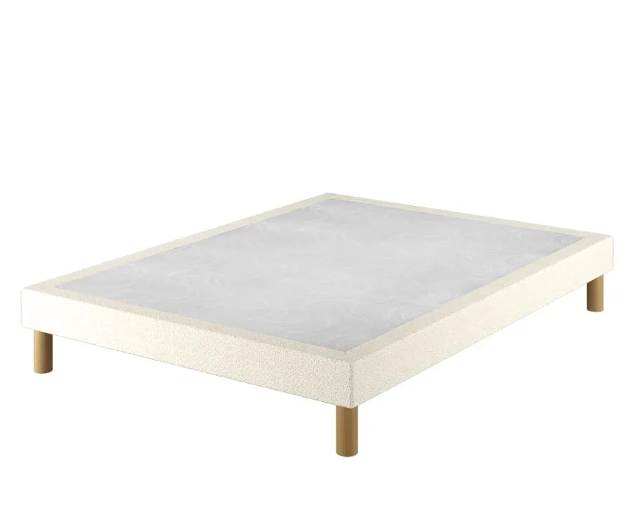 Bedbodem Cirse Deco Boucle Wit - 180x200 cm