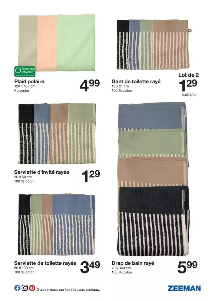 Nos basiques intemporels vont bien avec tout. du 3 mars au 14 mars 2025 - Catalogue page 31